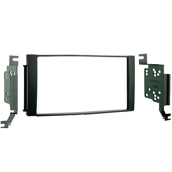 InCarTec 50-719 Hyundai Santa Fe Double Din Car Radio Fascia (MATT BLACK)
