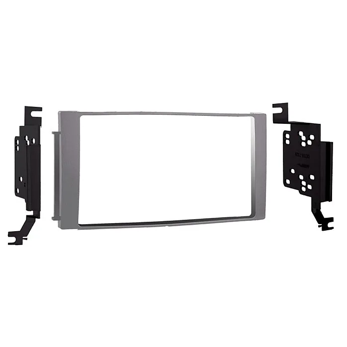 InCarTec 50-719/S Hyundai Santa Fe Double Din Car Radio Fascia (SILVER)