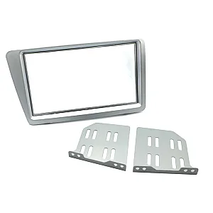 InCarTec 50-833 Honda Civic (2000-2005) RHD Double Din Car Audio Radio Fascia (SILVER)