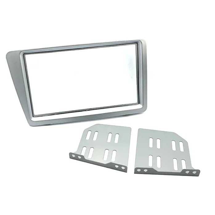 InCarTec 50-833 Honda Civic (2000-2005) RHD Double Din Car Audio Radio Fascia (SILVER)