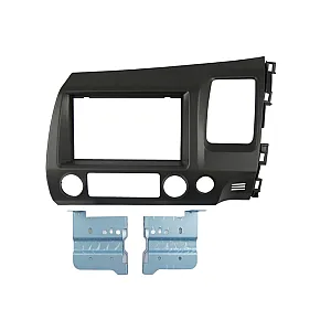 InCarTec 50-899 Honda Civic Double Din Car Radio Fascia Adaptor Panel (MATT BLACK)