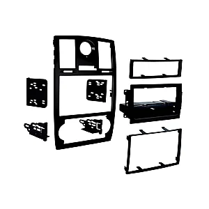 InCarTec 50-805 Chrysler Single/ Double Din Car Audio Fascia (MATT BLACK)