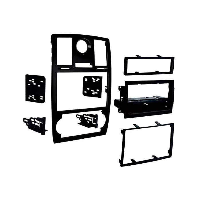 InCarTec 50-805 Chrysler Single/ Double Din Car Audio Fascia (MATT BLACK)