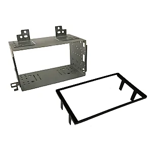 InCarTec 50-825 Kia Rio, Sorento Double Din Car Radio Fascia Adaptor (MATT BLACK)