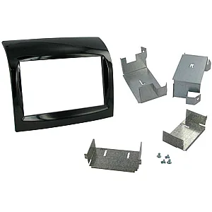 InCarTec 50-838/S Citroen Relay Double Din Flush Fit Fascia (GLOSS BLACK)
