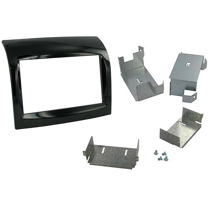 InCarTec 50-838/S Peugeot Boxer Double Din Flush Fit Fascia (GLOSS BLACK)