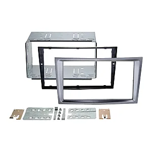 InCarTec 50-841/4 Holden Double Din Car Audio Fascia Radio Cage Adaptor kit (CHARCOAL METALLIC)