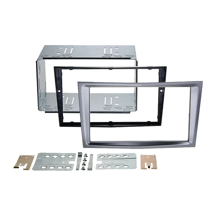 InCarTec 50-841/4 Holden Double Din Car Audio Fascia Radio Cage Adapter kit (CHARCOAL METALLIC)