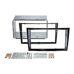 InCarTec 50-841/5 Holden Double Din Car Audio Fascia Radio Cage Adaptor kit (PIANO BLACK)