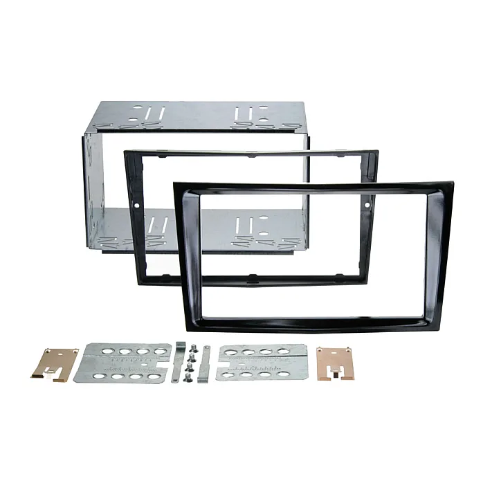 InCarTec 50-841/5 Holden Double Din Car Audio Fascia Radio Cage Adapter kit (PIANO BLACK)