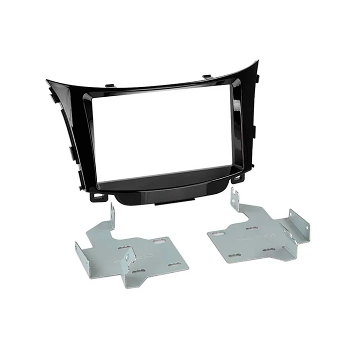 InCarTec 50-900 Hyundai i30 (2012-2017) Double Din Car Radio Fascia Adapter Panel (PIANO BLACK)