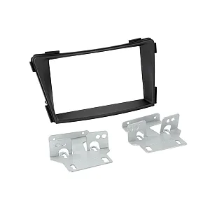 InCarTec 50-901 Hyundai i40 Double Din Car Radio Fascia Adaptor (WITHOUT OEM NAVIGATION) MATT BLACK