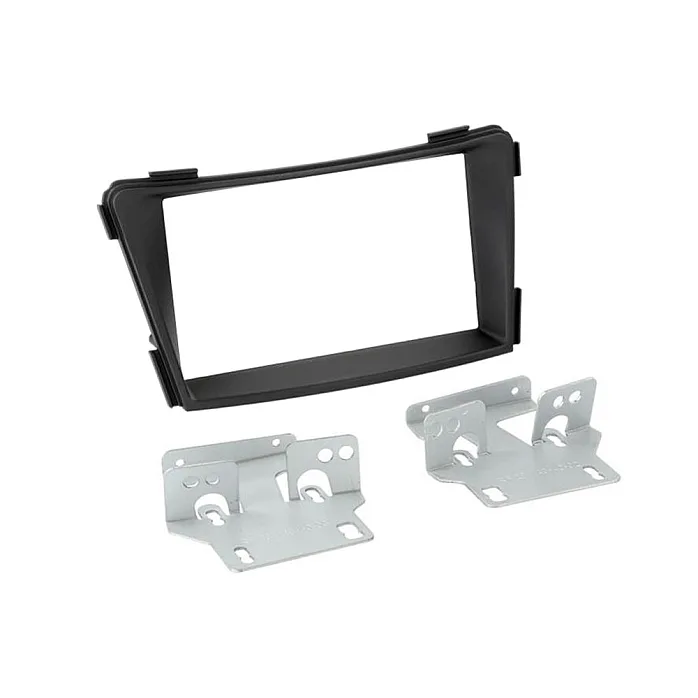 InCarTec 50-901 Hyundai i40 Double Din Car Radio Fascia Adapter (WITHOUT OEM NAVIGATION) MATT BLACK