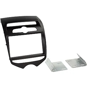 InCarTec 50-902 Hyundai ix20 MANUAL AIR CON Double Din Car Audio Fascia Adaptor (MATT BLACK)