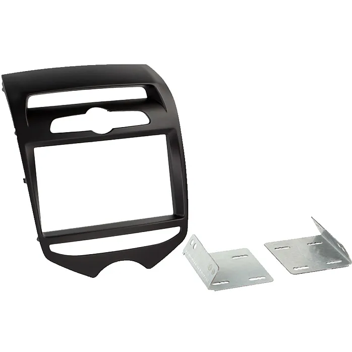 InCarTec 50-902 Hyundai ix20 MANUAL AIR CON Double Din Car Audio Fascia Adapter (MATT BLACK)