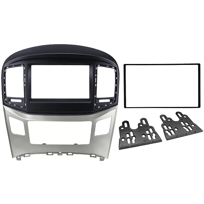 InCarTec 50-963 Hyundai Double Din Car Radio Fascia Adapter (MATT BLACK)