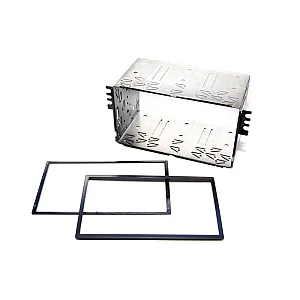 InCarTec 50-851 Kia Picanto Double Din Cage and Fascia Adaptor Trim Kit (MATT BLACK)