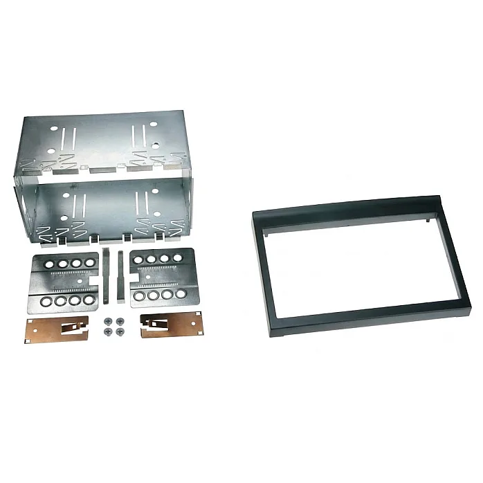 InCarTec 50-858 Porsche Boxster  986 (with or without Cupholders) Double Din Car Fascia Adapter Cage Fit
