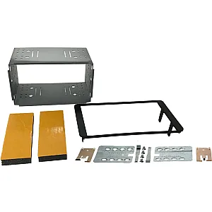 InCarTec 50-863 Toyota WITH OEM NAVIGATION Double Din Car Audio Fascia Adaptor Panel (MATT BLACK)