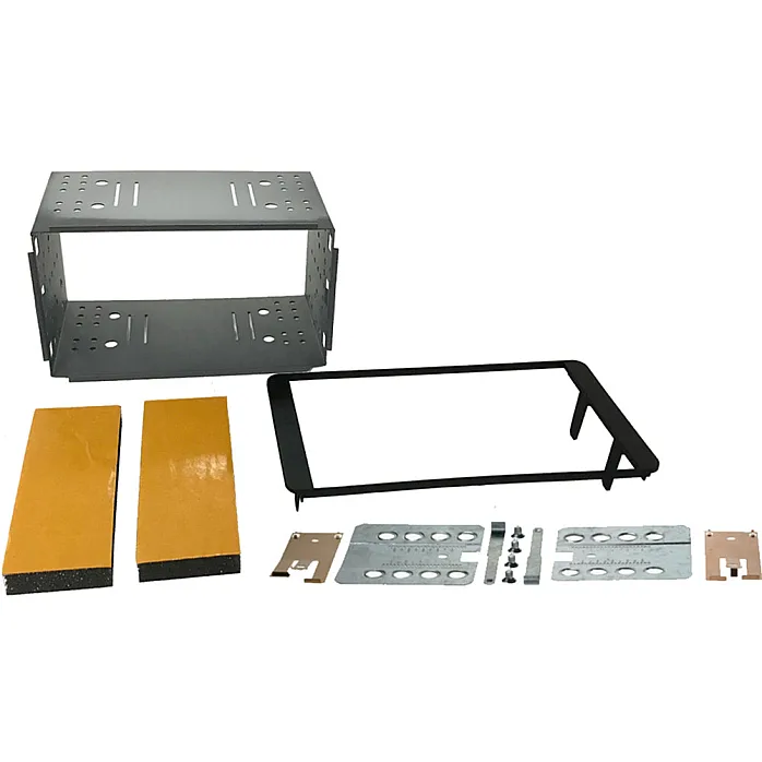 InCarTec 50-863 Toyota WITH OEM NAVIGATION Double Din Car Audio Fascia Adapter Panel (MATT BLACK)