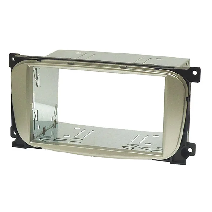 InCarTec 50-876/1 Ford Double Din Car Radio Fascia Adapter And Cage Kit (OVAL SHAPE - SILVER)