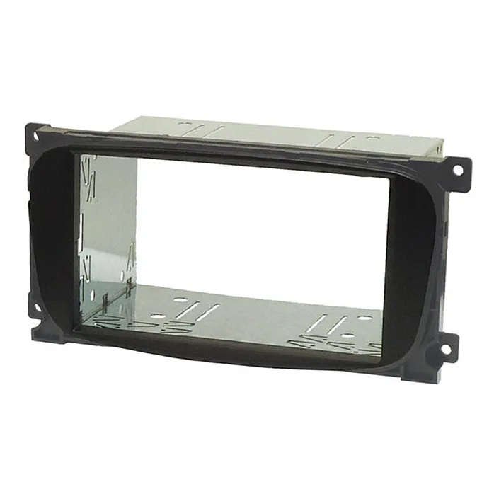 InCarTec 50-876 Ford Double Din Car Radio Fascia Adapter And Cage Kit (OVAL SHAPE - BLACK)