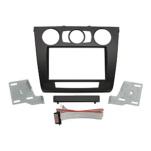 InCarTec 50-883 BMW 1 Series Double Din Fascia Adaptor (MANUAL AIR CON) 