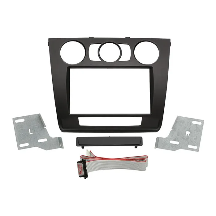 InCarTec 50-883 BMW 1 Series Double Din Fascia Adapter (MANUAL AIR CON) 