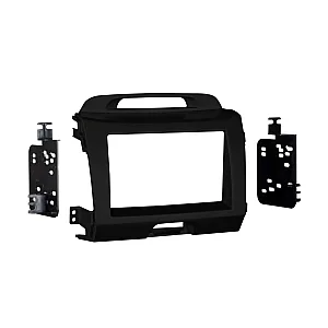 Connects2 CT23KI24 Kia Sportage 2010-2016 Dark Grey / Charcoal Double Din Fascia Trim Panel