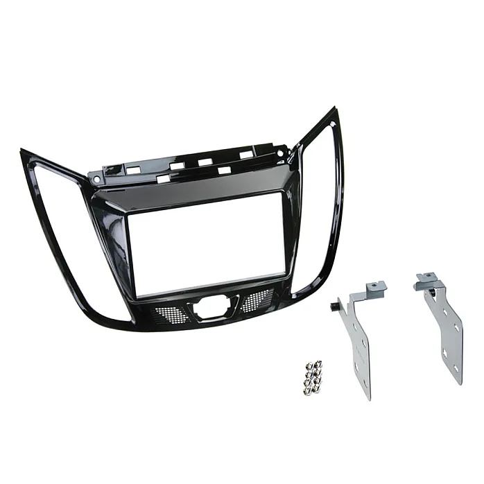 InCarTec 50-892 Ford C-Max, Escape, Kuga Double Din Fascia Adaptor Panel (PIANO  BLACK)