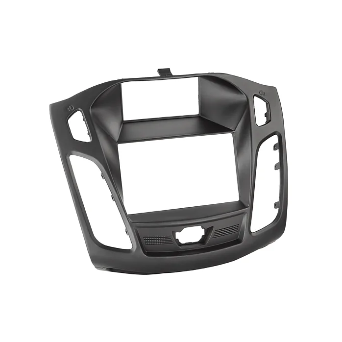 InCarTec 50-893 Ford Focus Mk3 (2011-2015) Double Din Car Audio Fascia Adaptor Panel (MATT  BLACK)