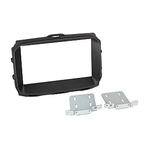 InCarTec 50-896 Alfa Romeo Giulietta 2010-2021 Double Din Car Stereo Fascia Adaptor (MATT BLACK)