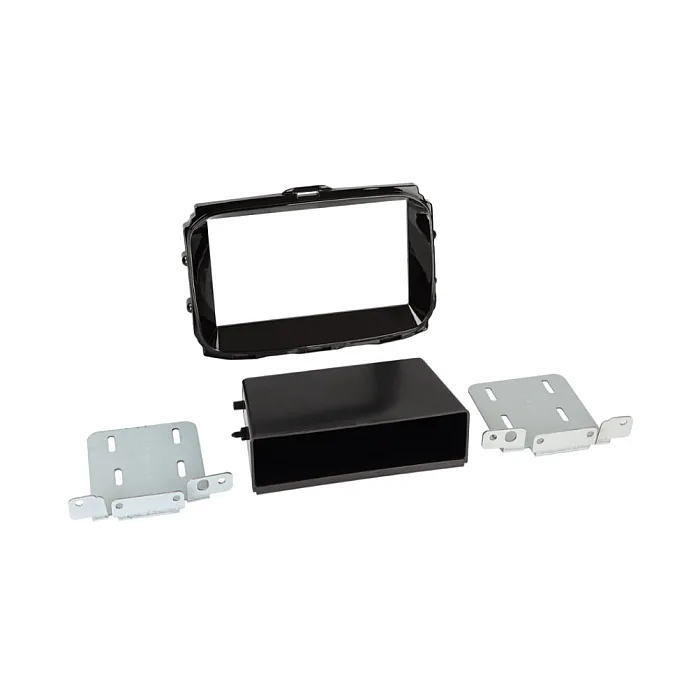 InCarTec 50-896/1 Alfa Romeo Giulietta (2010-2021) Single/Double Din Car Radio Fascia Adaptor (GLOSS BLACK)