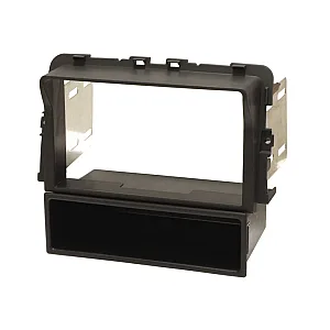 InCarTec 50-910 Renault Trafic (2011-2014) Double Din Car Radio Fascia Adaptor (MATT BLACK)