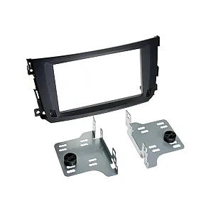 InCarTec 50-912 Smart Double Din Car Radio Fascia Adaptor Panel (MATT BLACK)