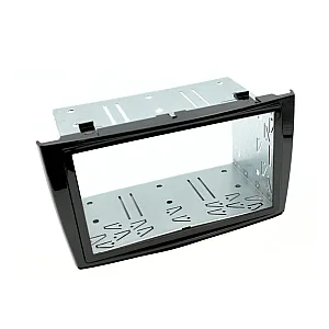 Peugeot 308, RCZ Double Din Fascia Adaptor Panel and Cage Kit (Piano Black)
