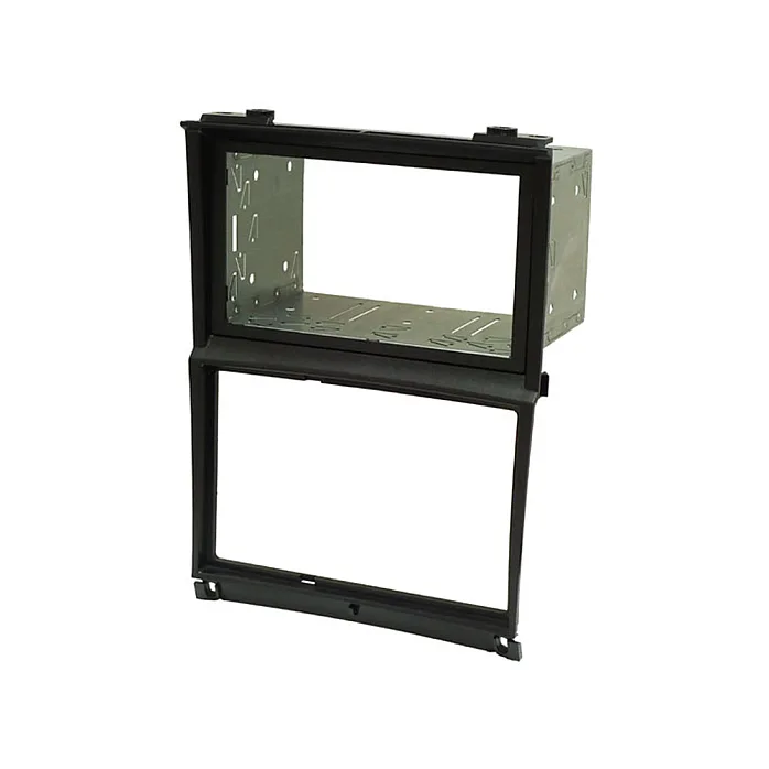InCarTec 50-919 Scania Double Din Car Audio Fascia Adapter Panel and Cage Kit (MATT BLACK)