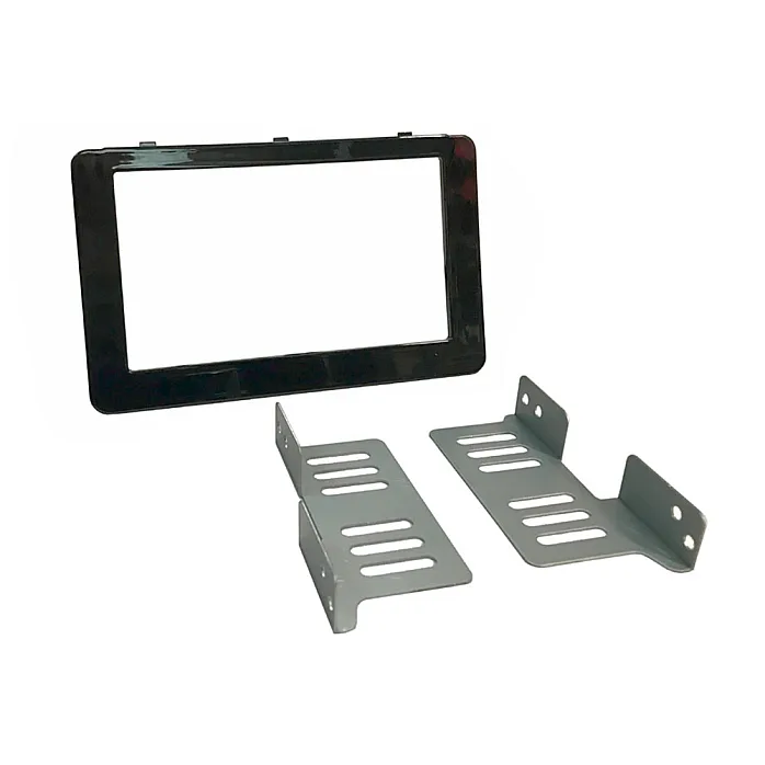 InCarTec 50-984 Toyota Hilux Double Din Car Audio Fascia Adapter Panel (GLOSS BLACK)