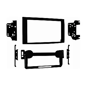 InCarTec 50-955 Chrysler PT Cruiser 2006-2008 Double Din Car Fascia (MATT BLACK)