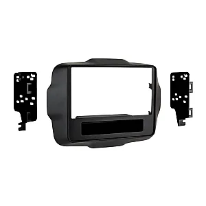InCarTec 50-958 Jeep Renegade (2015>) Double din Car Radio Fascia Adaptor Panel (MATT BLACK)