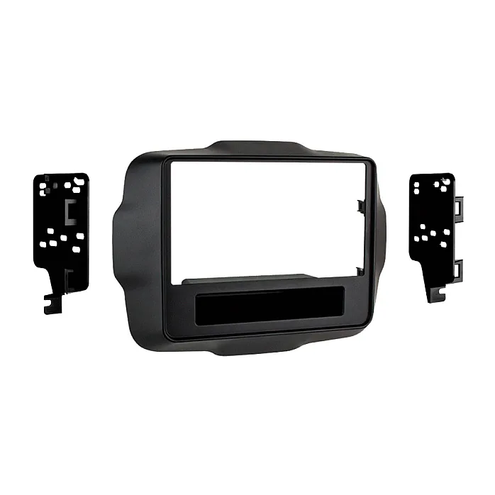 InCarTec 50-958 Jeep Renegade (2015>) Double din Car Radio Fascia Adapter Panel (MATT BLACK)