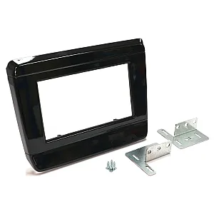 InCarTec 50-619 Isuzu D-Max Double Din Car Radio Fascia Adaptor Panel (PIANO BLACK)