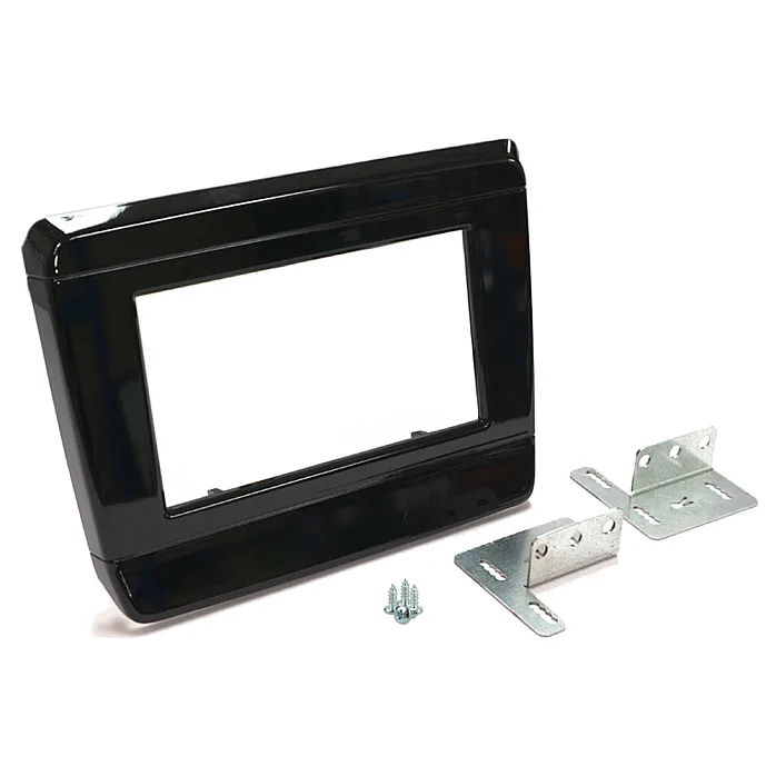 InCarTec 50-619 Isuzu D-Max Double Din Car Radio Fascia Adapter Panel (PIANO BLACK)