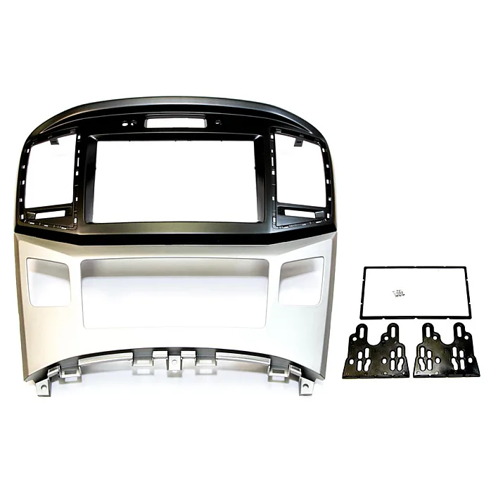 InCarTec 50-963-C Hyundai Double Din Fascia Adapter (INTEGRATED AIR CON/ CLOCK)