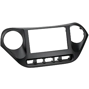 Hyundai i10 (2013 - 2019) Matt Black Double Din Stereo Fascia Adaptor