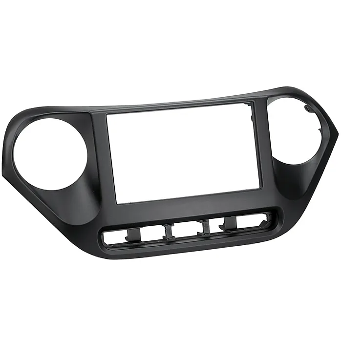 InCarTec 50-969 Hyundai i10 Double Din Car Audio Fascia Adapter Panel (MATT BLACK)