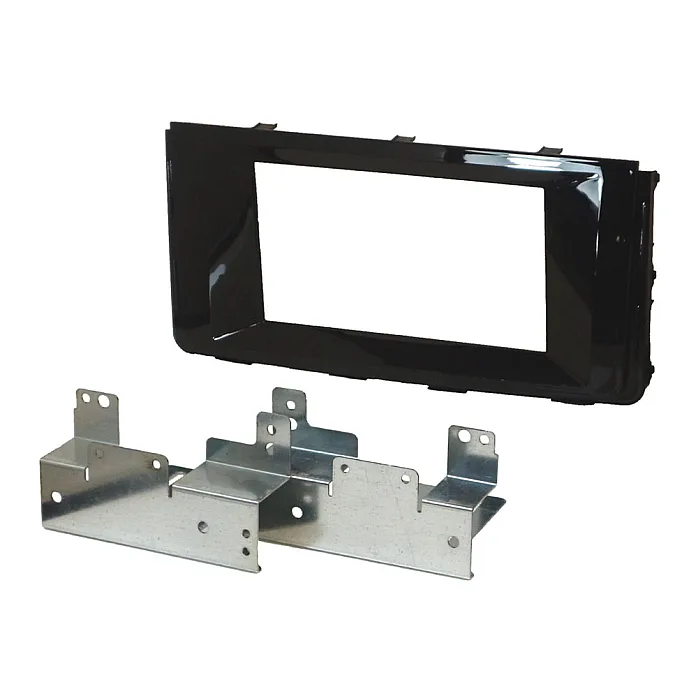 InCarTec 50-991 Hyundai H350 Double Din Radio Fascia Adapter Panel (GLOSS BLACK)