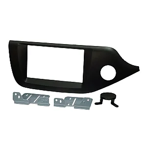 InCarTec 50-973 Kia Double Din Car Audio Fascia Adaptor Panel (MATT BLACK)