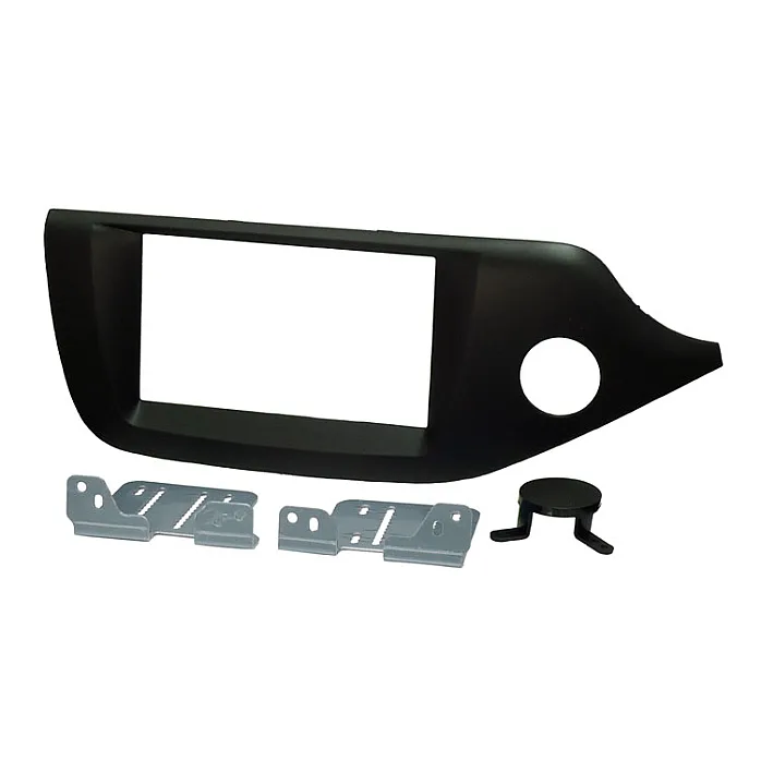 InCarTec 50-973 Kia Double Din Car Audio Fascia Adapter Panel (MATT BLACK)
