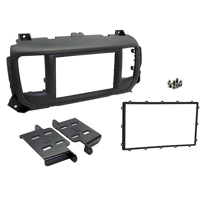 InCarTec 50-976 Peugeot Expert, Traveller Double Din Fascia Adaptor (MATT BLACK)